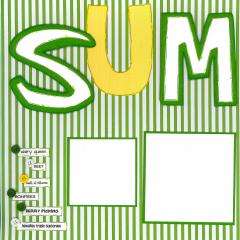 Seasonal Scrapbook Kit “Summer” 6-page kits