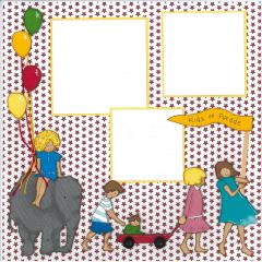 Kids Scrapbook Kit “Kids on Parade” 6-Page Kit
